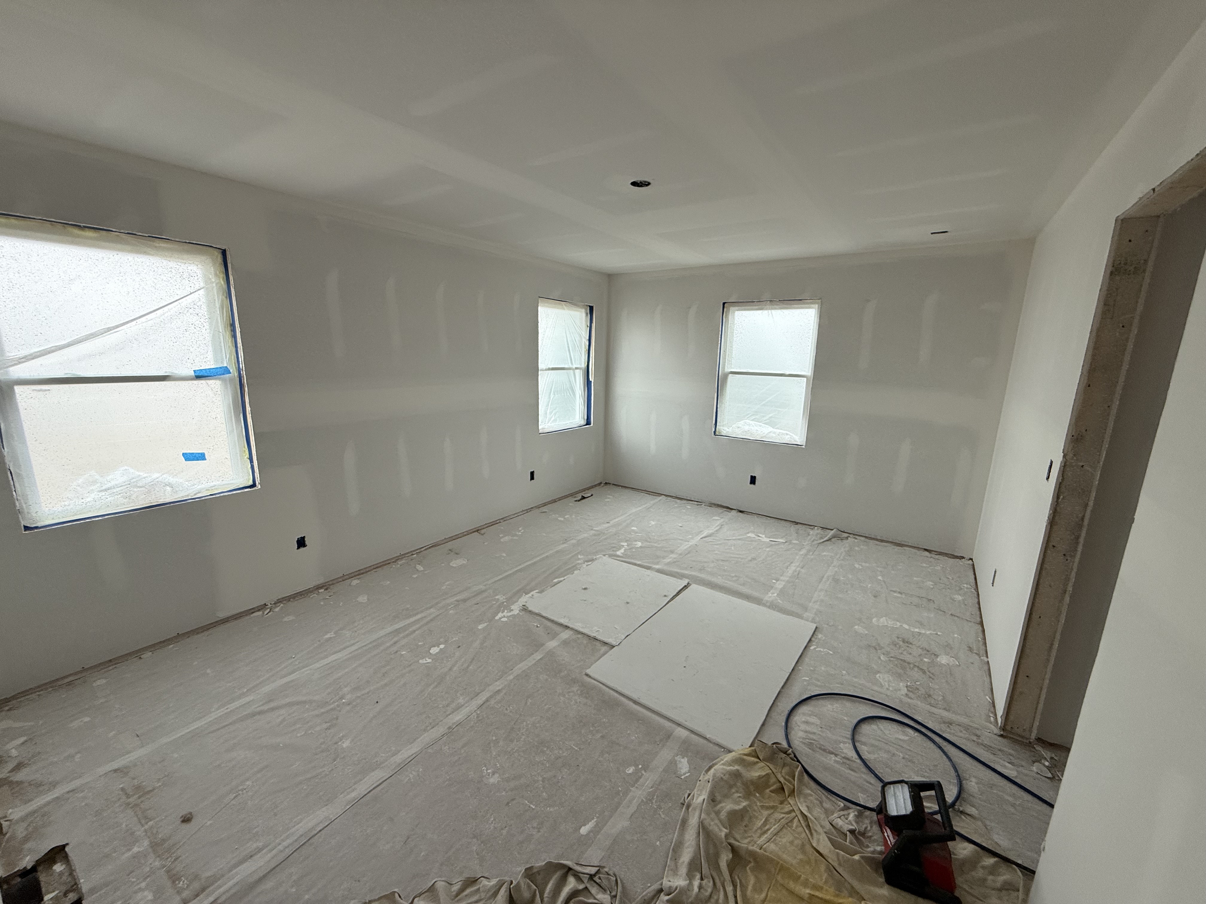 Before: New construction room